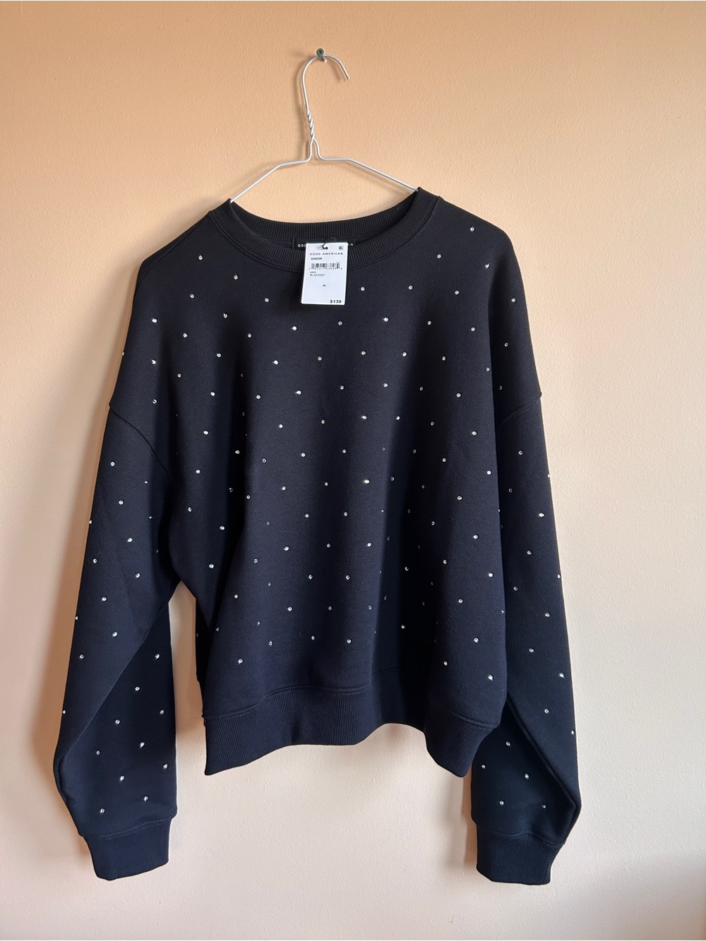 Good American Rhinestone Sweatshirt ๐ - Picture 3 of 12